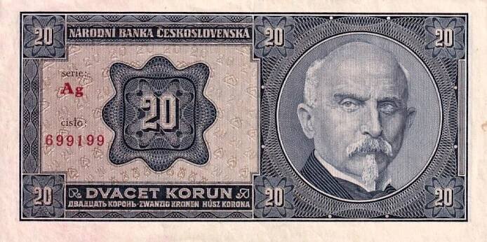 Československo 1919 - 1939, 20 Korun 1926