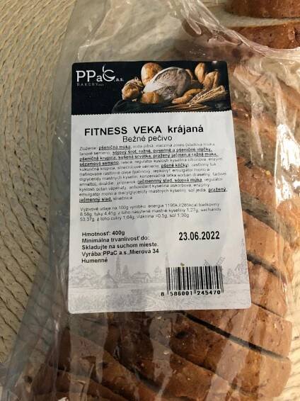Fitness veka krájaná PPaC