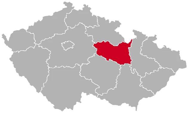 Pardubice Region on the Map