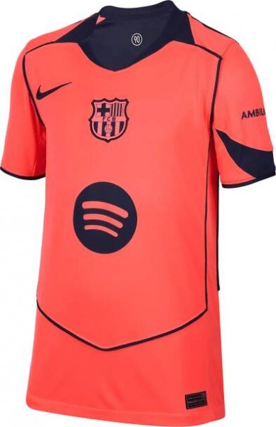 Dětský alternativní dres s krátkým rukávem Nike FC Barcelona Stadium 2025/26