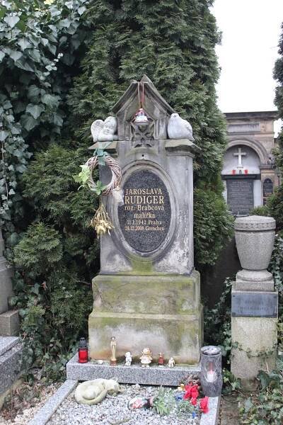 Soubor:Praha, hřbitov Malvazinky, hrob malířky Jaroslavy Rudiger (2).jpg – Wikipedie