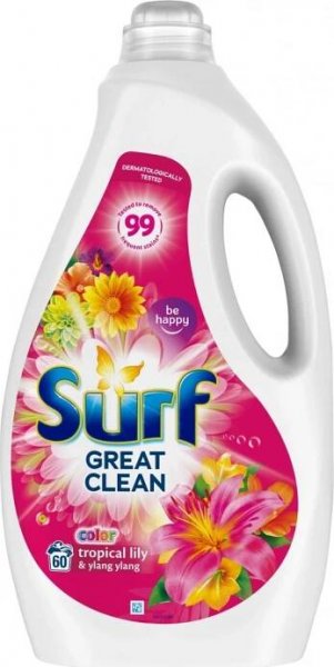 Surf prací gel na barevné prádlo 3 l