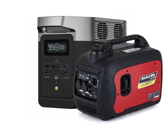 Hahn & Sohn Invertorová elektrocentrála H IG 3000 + EcoFlow DELTA 2 Bateriová stanice - Hahn-profi.cz