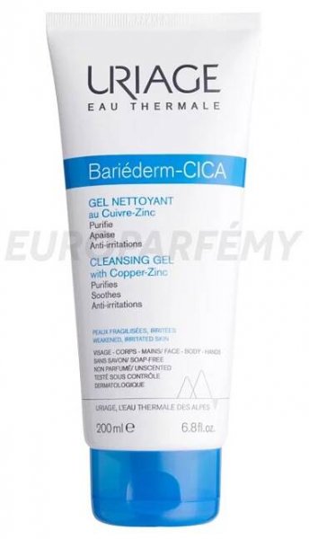 Uriage Bariéderm CICA Cleansing Gel sprchový gel - EUROPARFEMY.cz