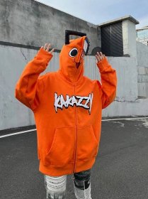 kakazzy Full Zip Hoodie Orange
