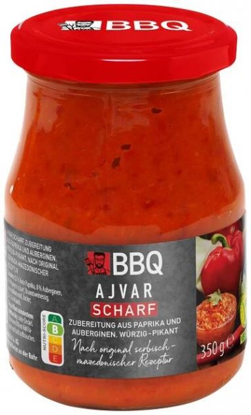BBQ Ajvar 350 g, Scharf