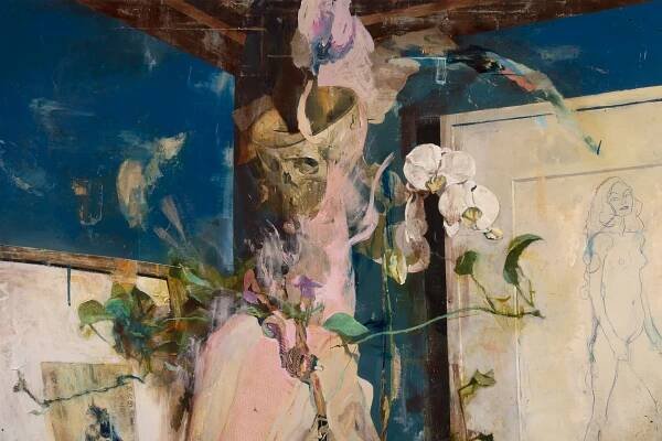 WITH KLIMT LOOKING ON (DETAIL)