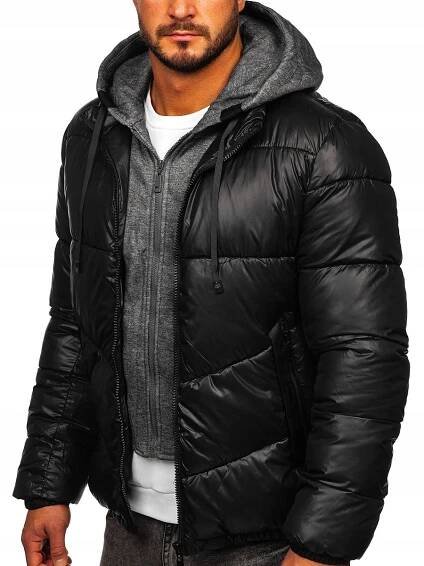 ZIMNÍ BUNDA PROŠÍVANÁ ČERNÁ B2906 DENLEY_2XL Další funkce zateplené prošívání podšívka