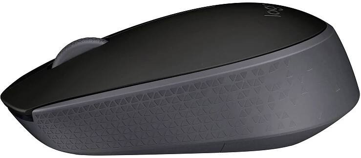 Logitech M171 optická myš, přenos bezdrátový, bezdrátový, 3 tlačítko, 1000 dpi, černá, šedá : Půhy.cz
