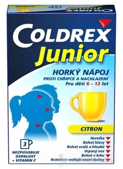 COLDREX JUNIOR CITRÓN prášok 10 ks