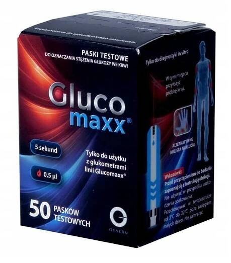 Testovací proužky Genexo Glucomaxx 50 kusů