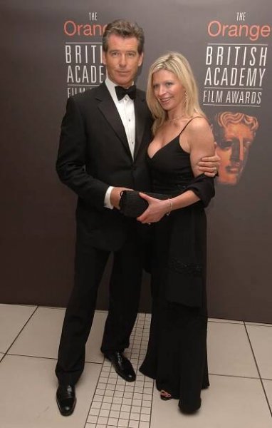 Pierce Brosnan and daughter