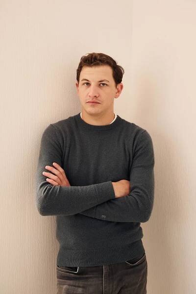 Tye Sheridan at an event for The Order (2024)