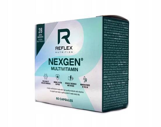 Vitamíny kapsle Reflex Nexgen Multivitamin multivitamín Značka Reflex