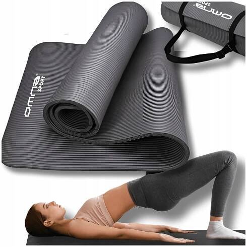 Podložka na cvičení protiskluzová, silná skládací, velká karimatka na jógu pro fitness