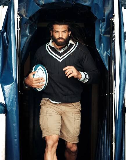 Giampaolo Vimercati Sports & Equestrian Photography - RUGBY PLAYER SEBASTIEN CHABAl FOR VANITY FAIR