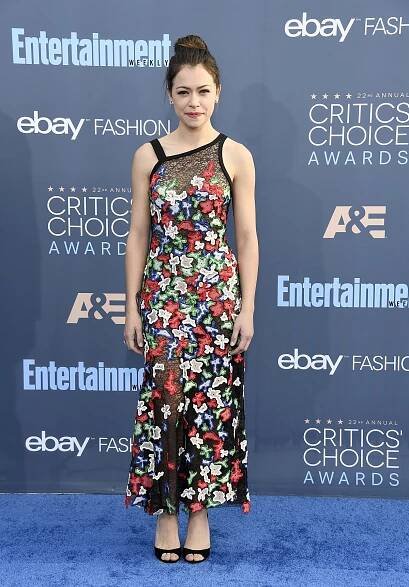 The 22nd Annual Critics' Choice Awards - Arrivals SANTA MONICA, CA - DECEMBER 11: Actress Tatiana Maslany attends The 22nd Annual Critics' Choice Awards at Barker Hangar on December 11, 2016 in Santa Monica, California. (Photo by Frazer Harrison/Getty Images)