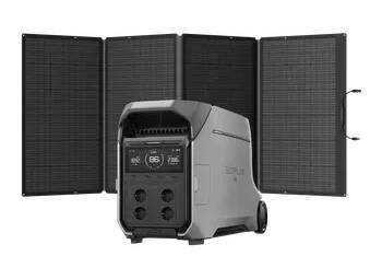 Nabíjecí stanice EcoFlow Delta Pro 3 + 400 W solárny panel