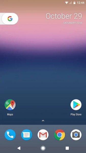 android nougat homescreen