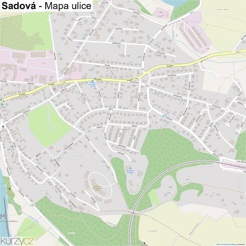 Sadová - mapy | Kurzy.cz