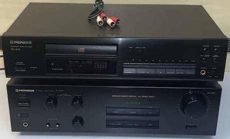 PIONEER A-351R/PD-204/F-204 Stereo Amplifier/CD Player+DO/Tuner - TV, audio, video