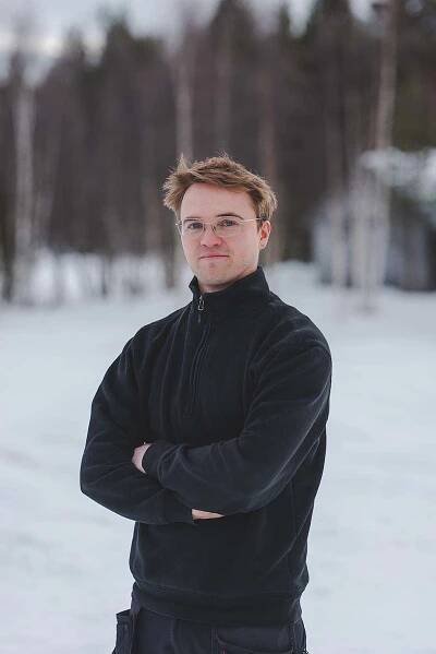 Viktor Lindström, production and development at Stalon silencer.