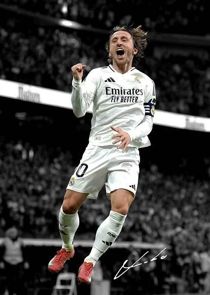 Fotografie Legend Real Madrid Luka Modric Popular Best Seller Art