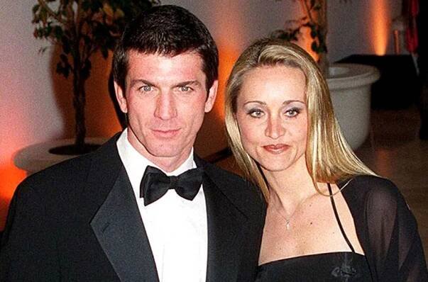 Joe Lando and Kirsten Barlow