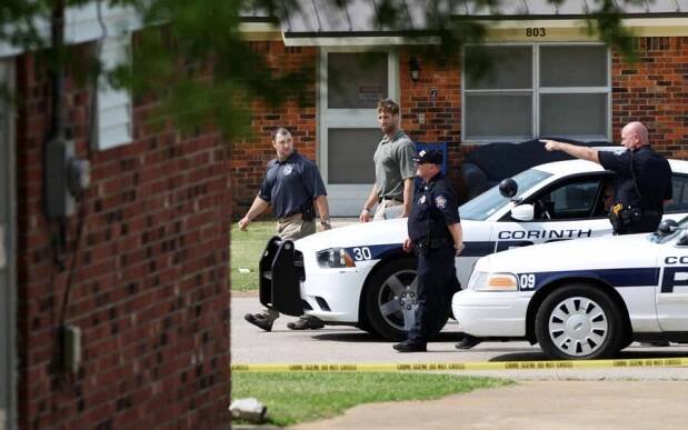 Police At Paul Kevin Curtis' Home