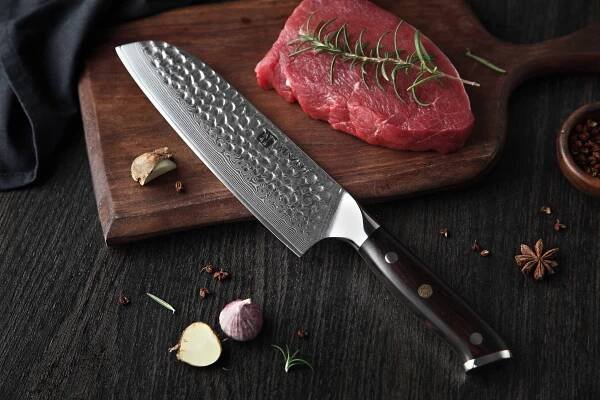 Santoku nůž XinZuo Yu B13H 