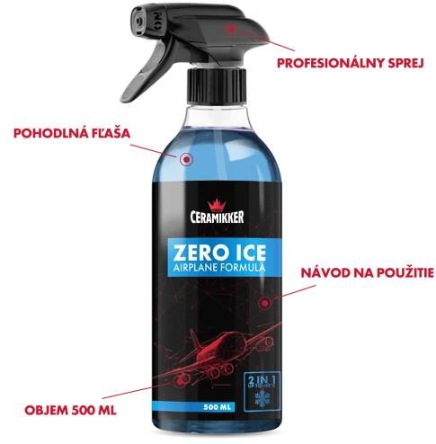 CERAMIKKER Zero Ice Airplane Formula - odmrazovač na okná - Ceramikker