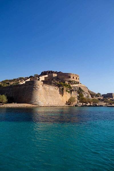 image of spinalonga island crete greece