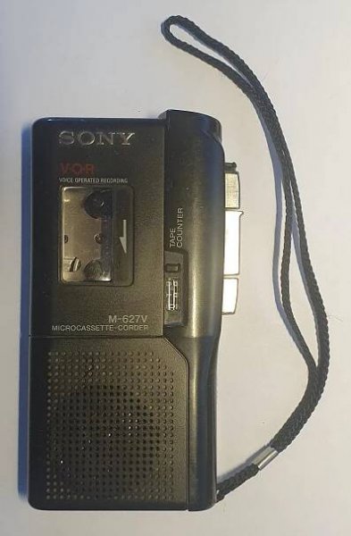 Diktafon analogový SONY M-627V na mikrokazety