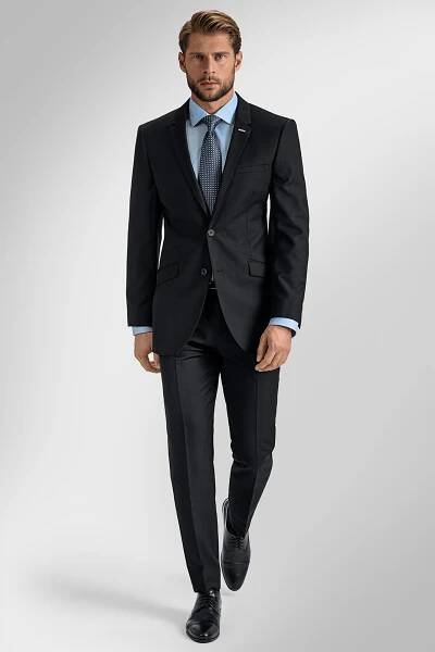 Pánský oblek BANDI CORNELI Nero, střih TAILORED FIT