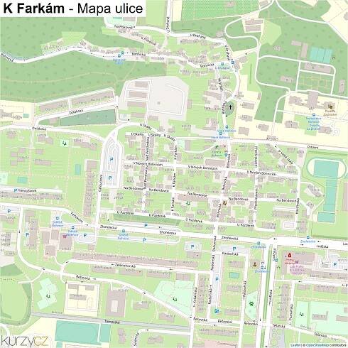 K Farkám - mapy | Kurzy.cz