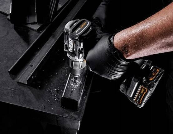 DeWalt DCD85MP2T Bezuhlíková aku příklepová vrtačka 18V 2x5,0Ah McLaren Design limitovaná edice