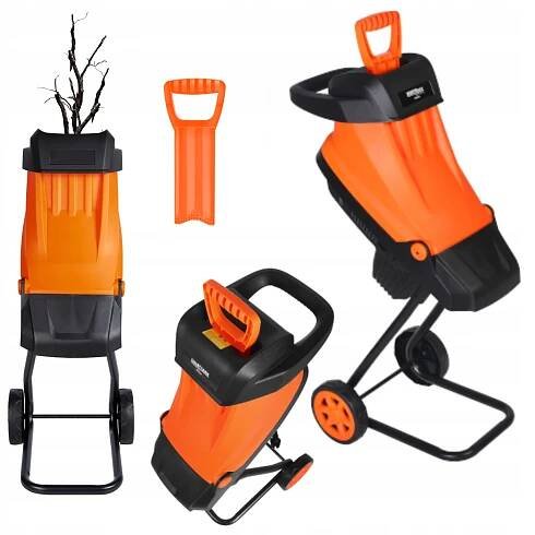 Drtič s příkonem 3500 W na Kompost nože 45 mm Kraft&Dele Výkon motoru 3500 W