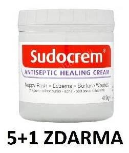 Teva Sudocrem antiseptický ochranný krém 400 G na opruzeniny 6ks