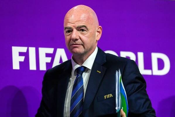 Gianni Infantino at a FIFA event.