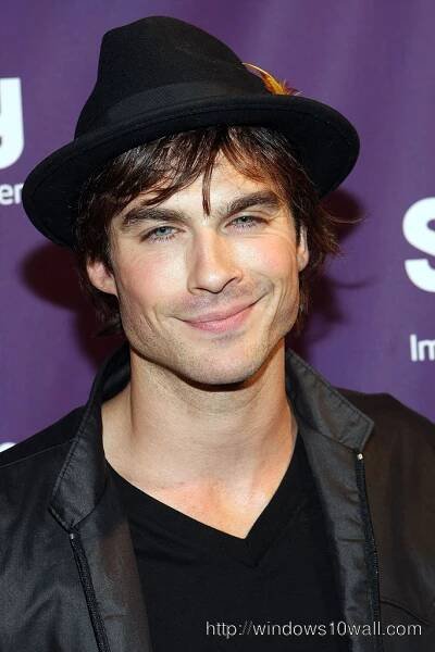 Ian Somerhalder Smile Mobile Wallpaper