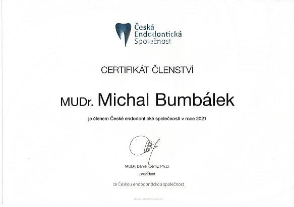 MUDr. Michal Bumbálek, zubař Brno — Onedent