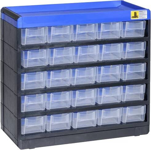 Allit 464620 zásobník na drobné díly, VarioPlus Pro 29/50, (š x v x h) 300 x 285 x 135 mm, černá, modrá, 1 ks
