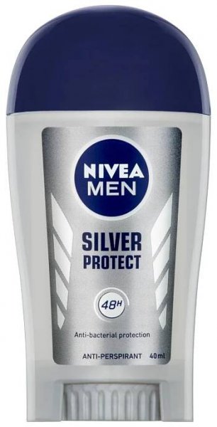 Nivea MEN AP Silver Protect tuhý antiperspirant 40 ml