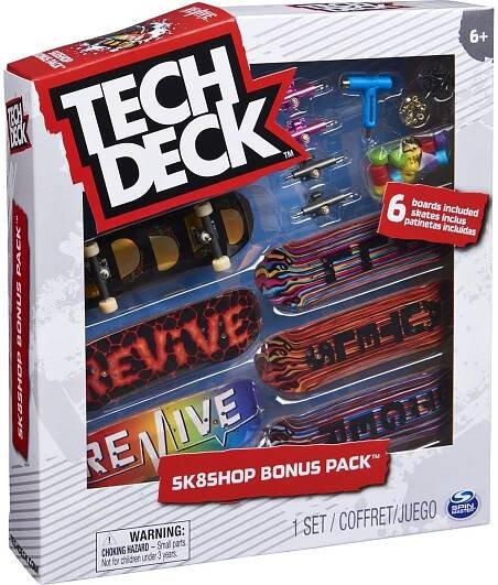Tech Deck Skateshop 6 ks s příslušenstvím Revive