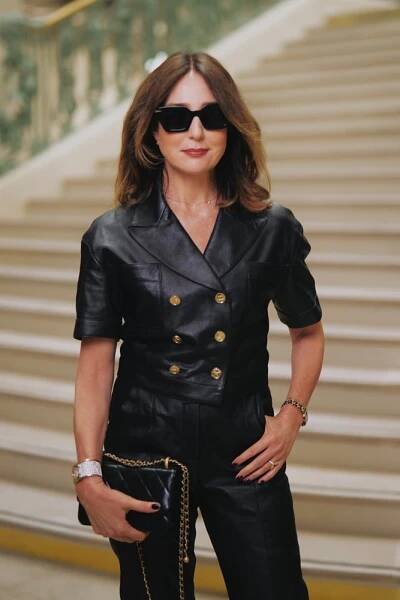 Elsa Zylberstein at the Chanel haute couture show. © Chanel