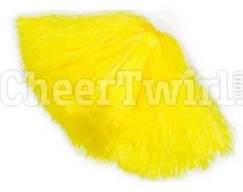 POMPON 30 cm žlutý jednobarevný 200g
