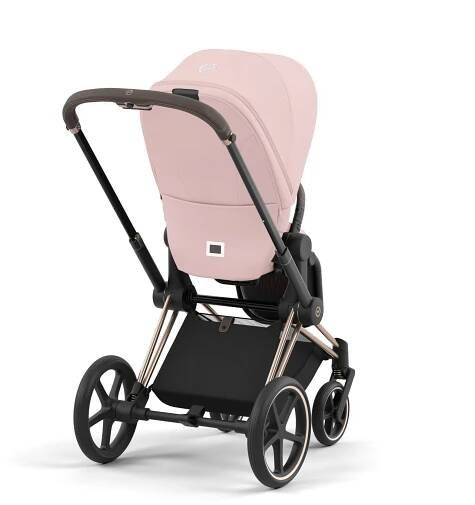 CYBEX Kočárek kombinovaný Priam 4.0 Chrome Black Peach Pink Platinum