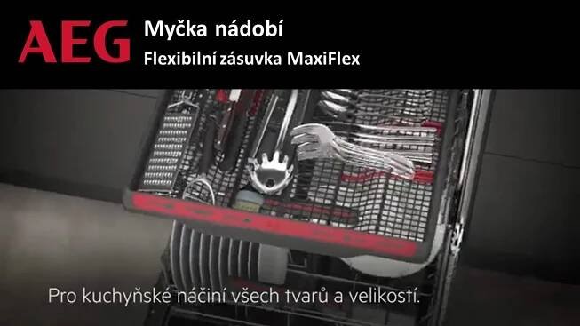 Myčky AEG s flexibilní zásuvkou MaxiFlex