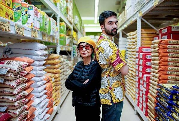 A New Role for Madhur Jaffrey: Rap Grandma - The New York Times