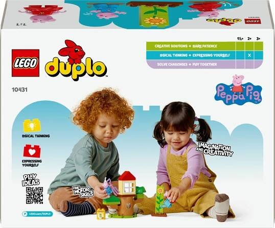 LEGO Duplo 10431 Prasátko Peppa – zahrada a dům na stromě